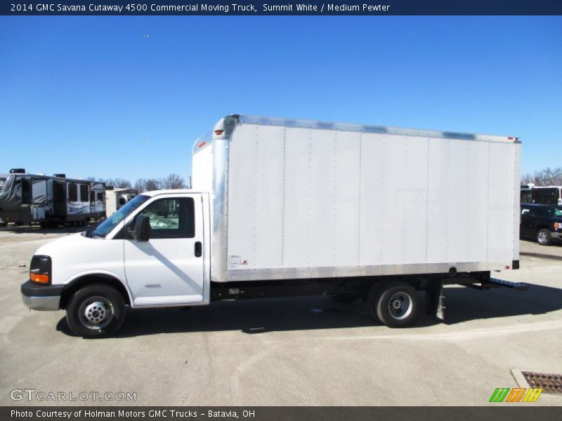 Summit White / Medium Pewter 2014 GMC Savana Cutaway 4500 Commercial Moving Truck