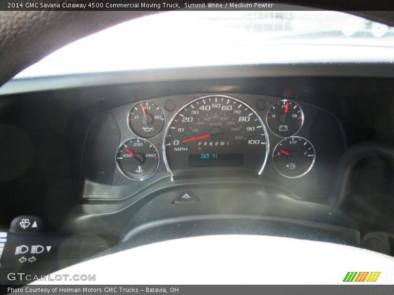 Summit White / Medium Pewter 2014 GMC Savana Cutaway 4500 Commercial Moving Truck