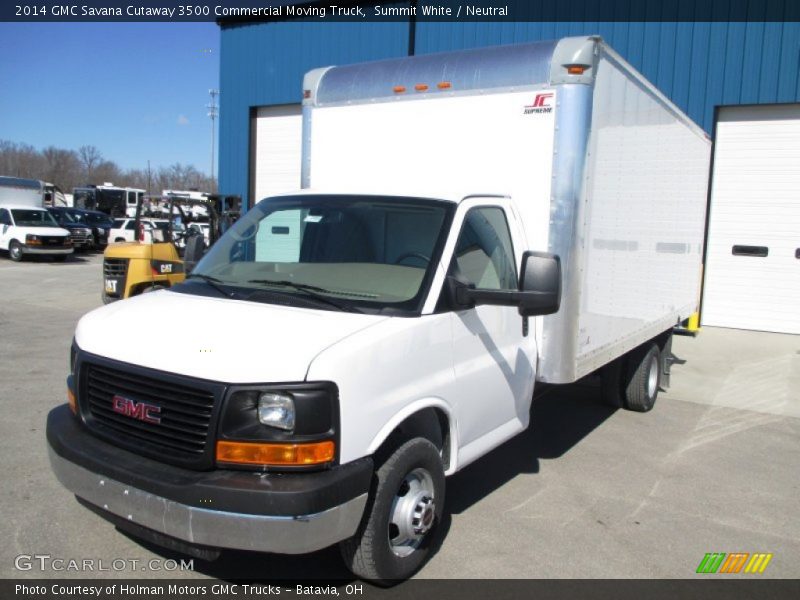 Summit White / Neutral 2014 GMC Savana Cutaway 3500 Commercial Moving Truck