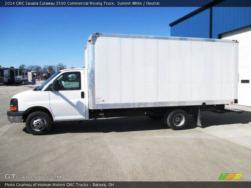 Summit White / Neutral 2014 GMC Savana Cutaway 3500 Commercial Moving Truck