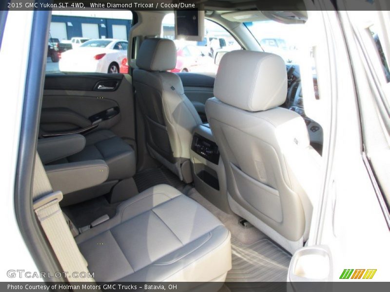 White Diamond Tricoat / Cocoa/Dune 2015 GMC Yukon SLT 4WD