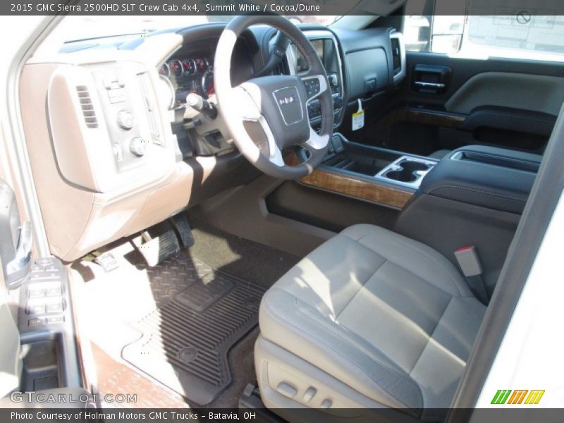 Cocoa/Dune Interior - 2015 Sierra 2500HD SLT Crew Cab 4x4 