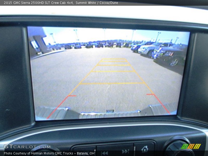 Summit White / Cocoa/Dune 2015 GMC Sierra 2500HD SLT Crew Cab 4x4