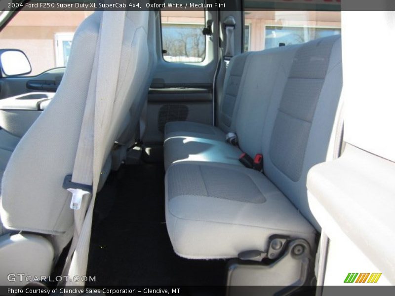 Oxford White / Medium Flint 2004 Ford F250 Super Duty XL SuperCab 4x4