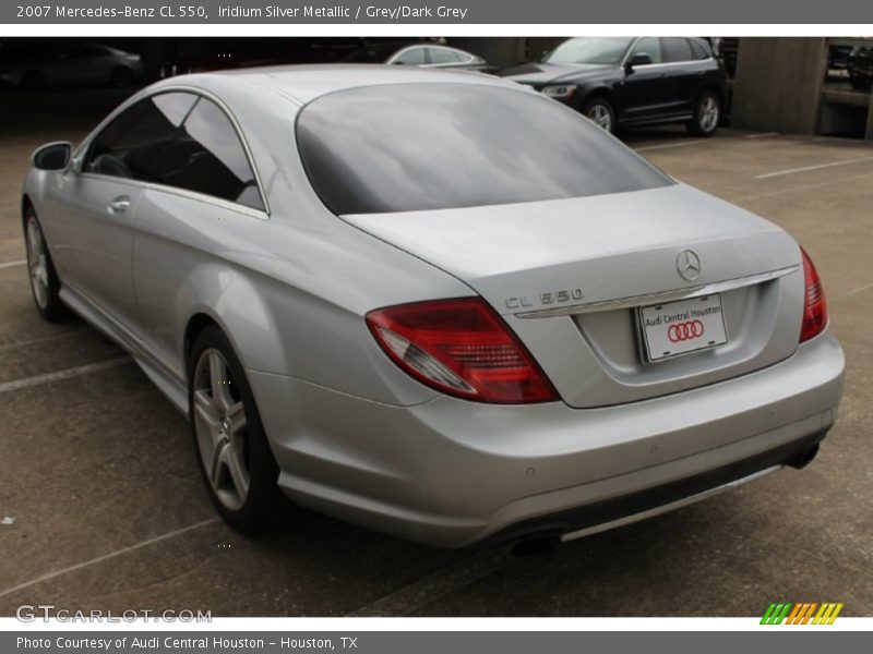 Iridium Silver Metallic / Grey/Dark Grey 2007 Mercedes-Benz CL 550