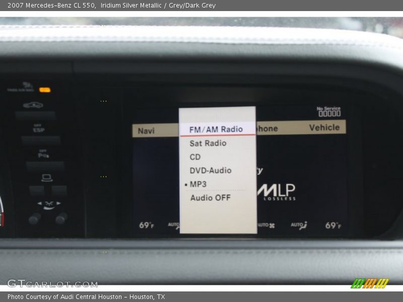 Iridium Silver Metallic / Grey/Dark Grey 2007 Mercedes-Benz CL 550