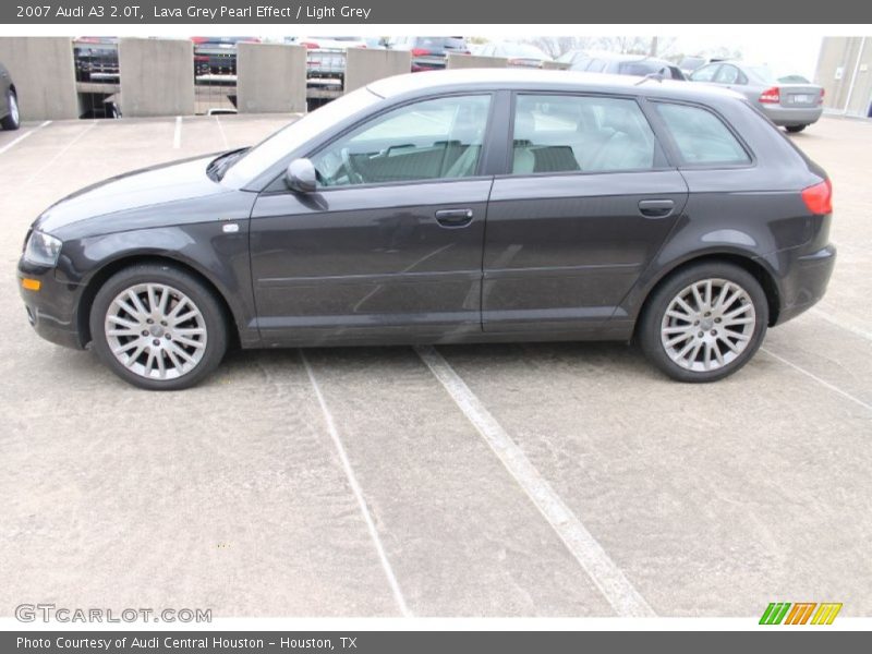 Lava Grey Pearl Effect / Light Grey 2007 Audi A3 2.0T