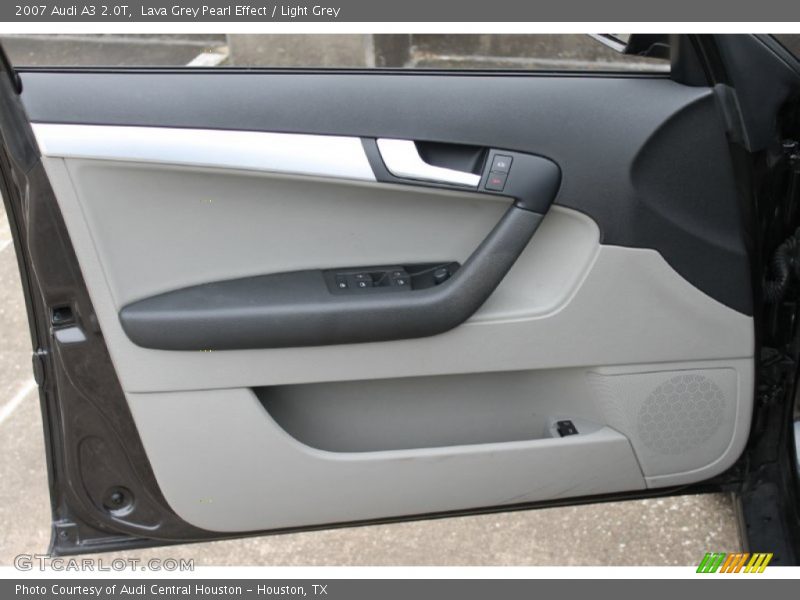 Lava Grey Pearl Effect / Light Grey 2007 Audi A3 2.0T