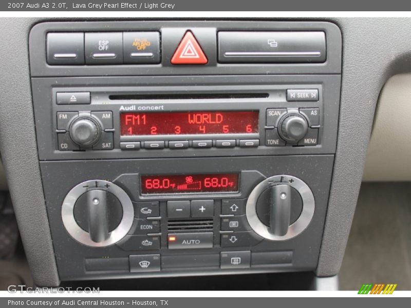 Lava Grey Pearl Effect / Light Grey 2007 Audi A3 2.0T