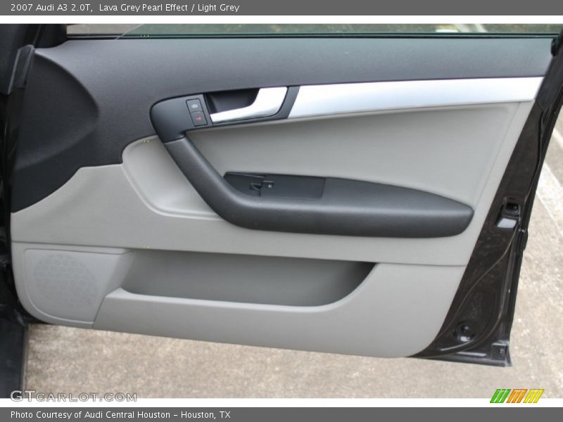 Lava Grey Pearl Effect / Light Grey 2007 Audi A3 2.0T