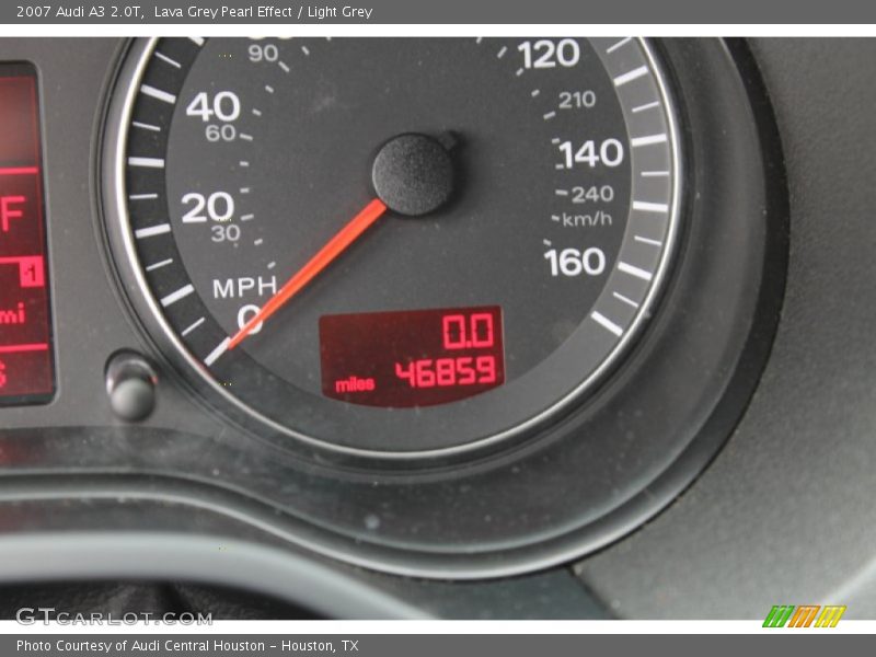 Lava Grey Pearl Effect / Light Grey 2007 Audi A3 2.0T