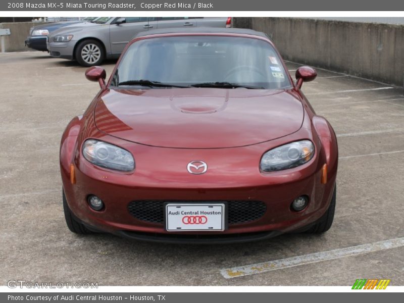 Copper Red Mica / Black 2008 Mazda MX-5 Miata Touring Roadster