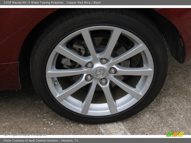 Copper Red Mica / Black 2008 Mazda MX-5 Miata Touring Roadster