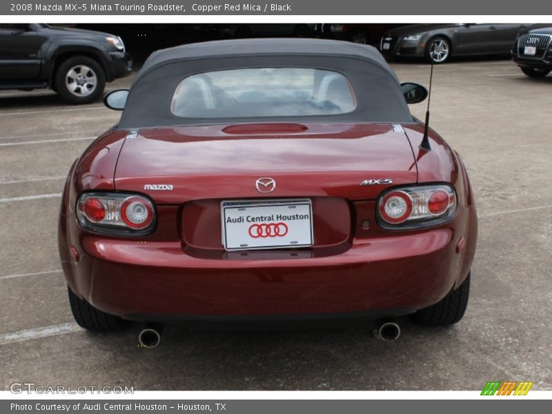 Copper Red Mica / Black 2008 Mazda MX-5 Miata Touring Roadster