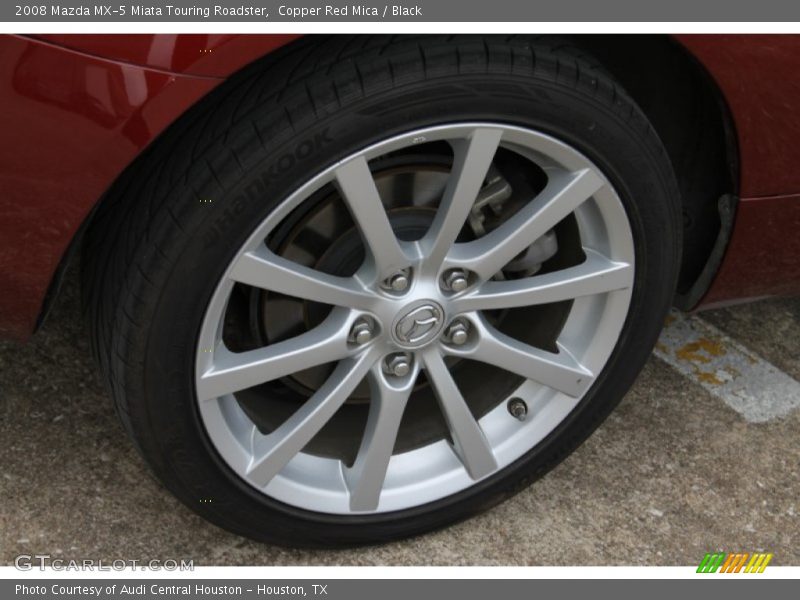 Copper Red Mica / Black 2008 Mazda MX-5 Miata Touring Roadster