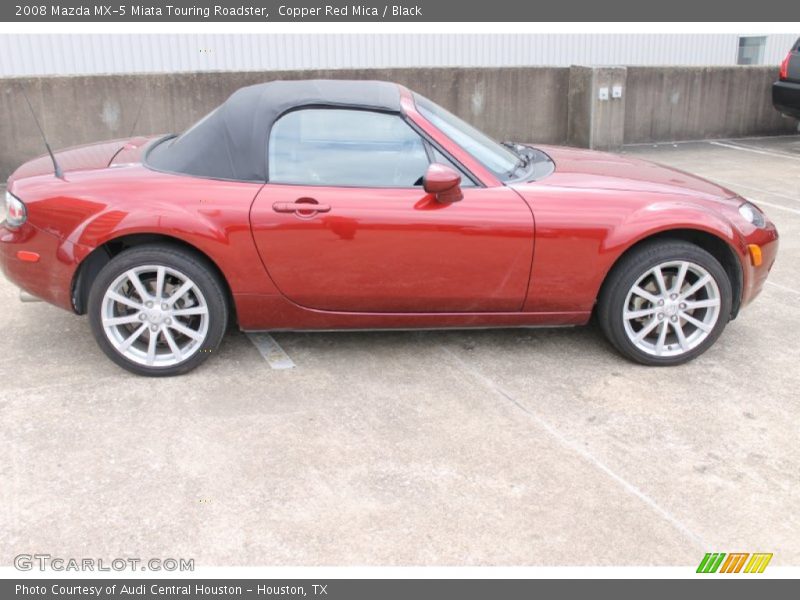 Copper Red Mica / Black 2008 Mazda MX-5 Miata Touring Roadster