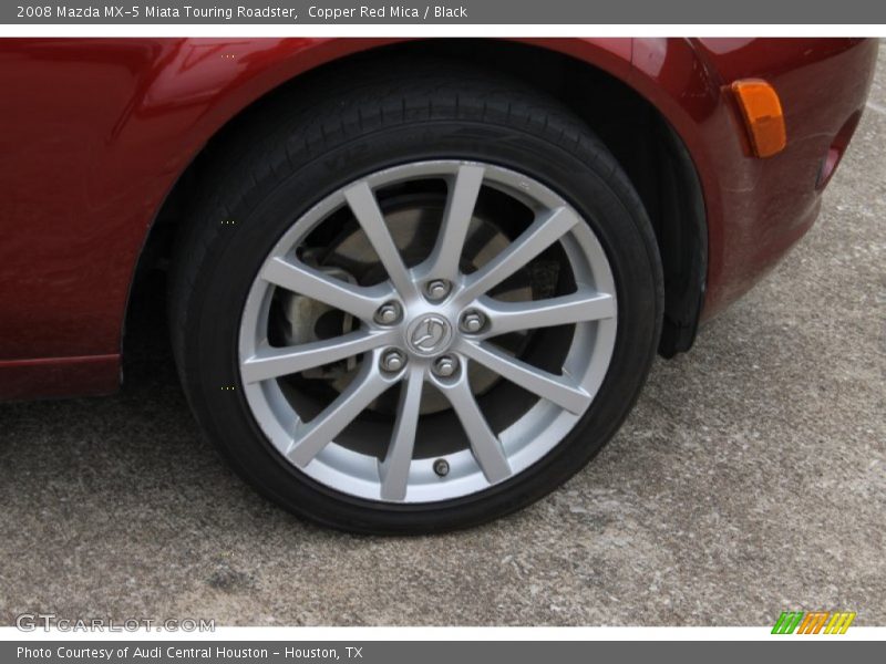 Copper Red Mica / Black 2008 Mazda MX-5 Miata Touring Roadster