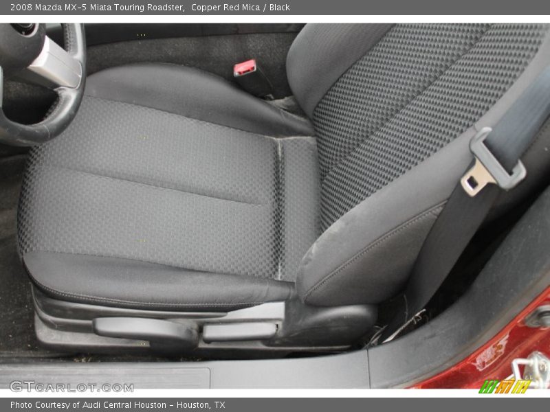 Copper Red Mica / Black 2008 Mazda MX-5 Miata Touring Roadster