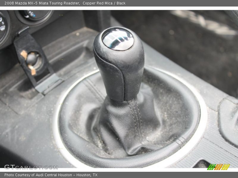 Copper Red Mica / Black 2008 Mazda MX-5 Miata Touring Roadster