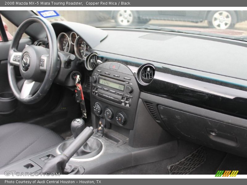 Copper Red Mica / Black 2008 Mazda MX-5 Miata Touring Roadster
