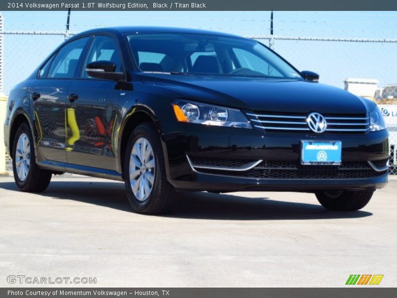 Black / Titan Black 2014 Volkswagen Passat 1.8T Wolfsburg Edition