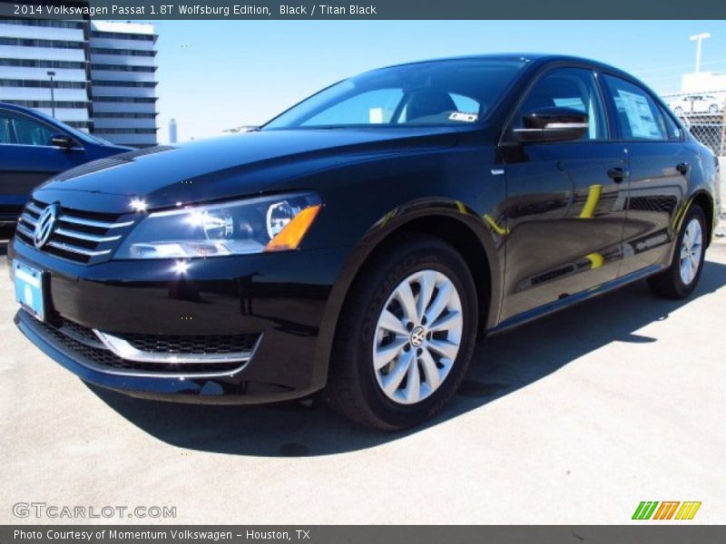 Black / Titan Black 2014 Volkswagen Passat 1.8T Wolfsburg Edition