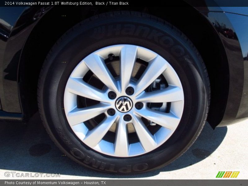 Black / Titan Black 2014 Volkswagen Passat 1.8T Wolfsburg Edition