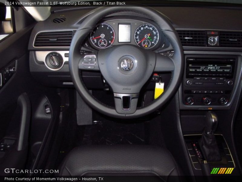 Black / Titan Black 2014 Volkswagen Passat 1.8T Wolfsburg Edition