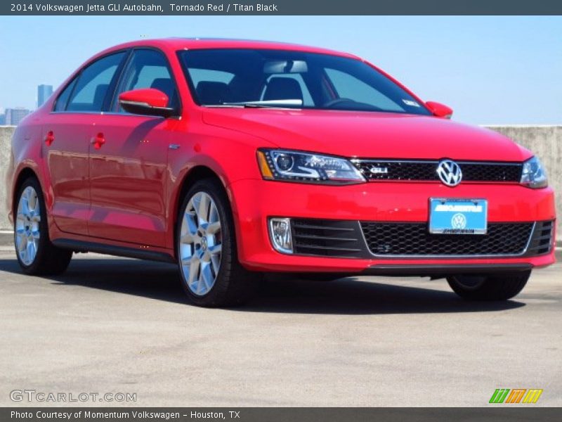 Tornado Red / Titan Black 2014 Volkswagen Jetta GLI Autobahn