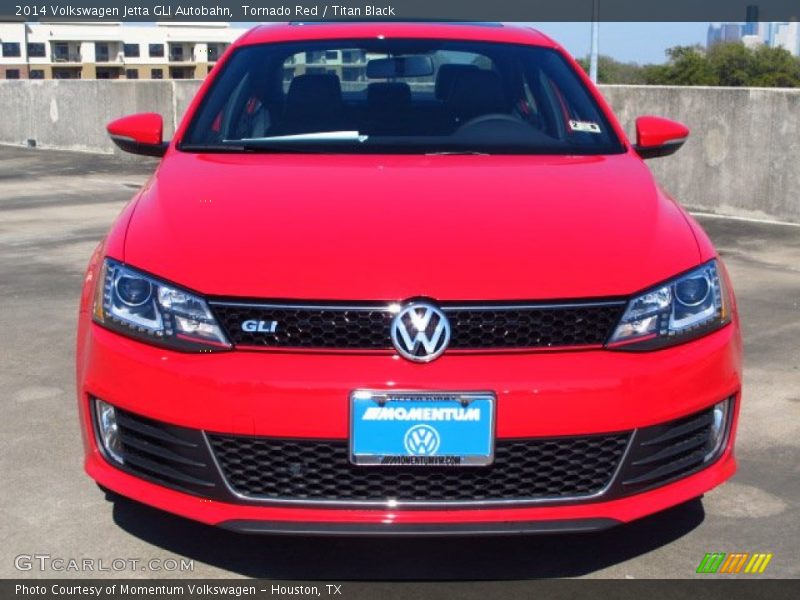 Tornado Red / Titan Black 2014 Volkswagen Jetta GLI Autobahn