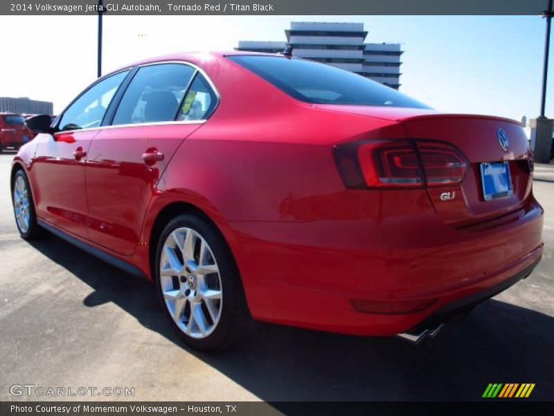 Tornado Red / Titan Black 2014 Volkswagen Jetta GLI Autobahn