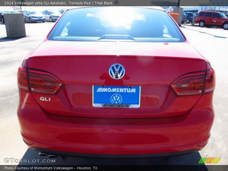 Tornado Red / Titan Black 2014 Volkswagen Jetta GLI Autobahn