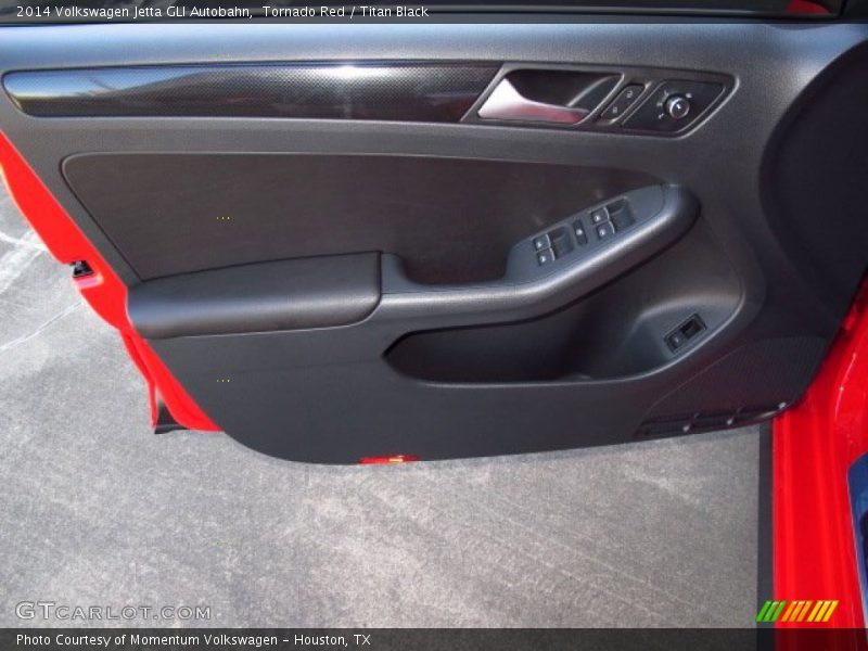 Tornado Red / Titan Black 2014 Volkswagen Jetta GLI Autobahn