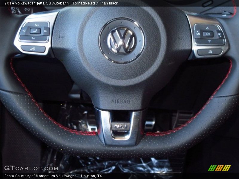 Tornado Red / Titan Black 2014 Volkswagen Jetta GLI Autobahn