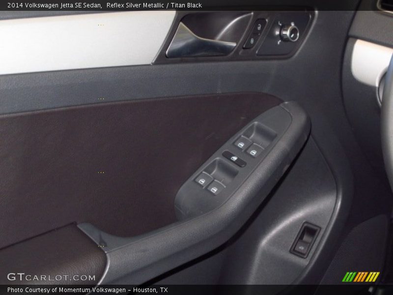 Reflex Silver Metallic / Titan Black 2014 Volkswagen Jetta SE Sedan