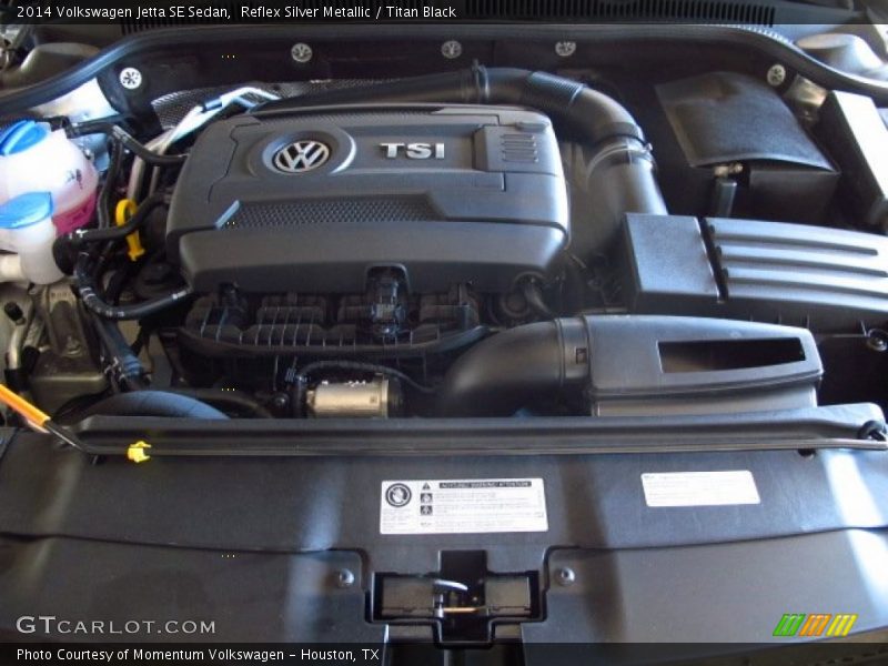Reflex Silver Metallic / Titan Black 2014 Volkswagen Jetta SE Sedan