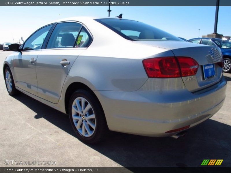 Moonrock Silver Metallic / Cornsilk Beige 2014 Volkswagen Jetta SE Sedan