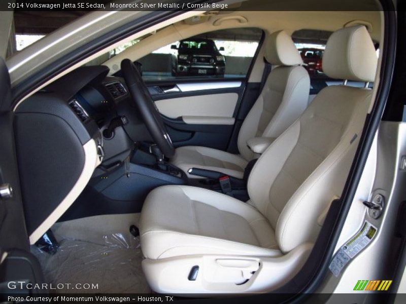 Moonrock Silver Metallic / Cornsilk Beige 2014 Volkswagen Jetta SE Sedan