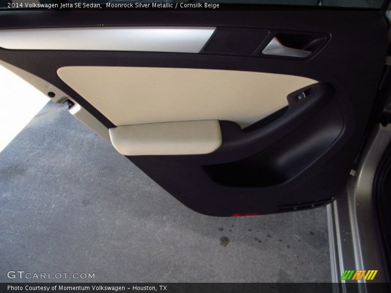 Moonrock Silver Metallic / Cornsilk Beige 2014 Volkswagen Jetta SE Sedan