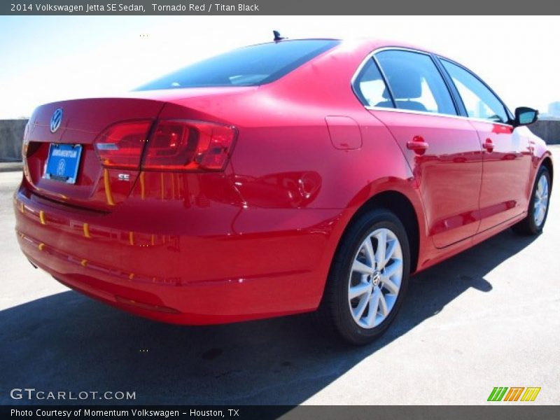 Tornado Red / Titan Black 2014 Volkswagen Jetta SE Sedan