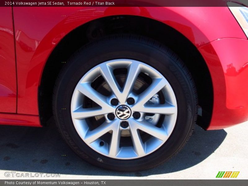Tornado Red / Titan Black 2014 Volkswagen Jetta SE Sedan