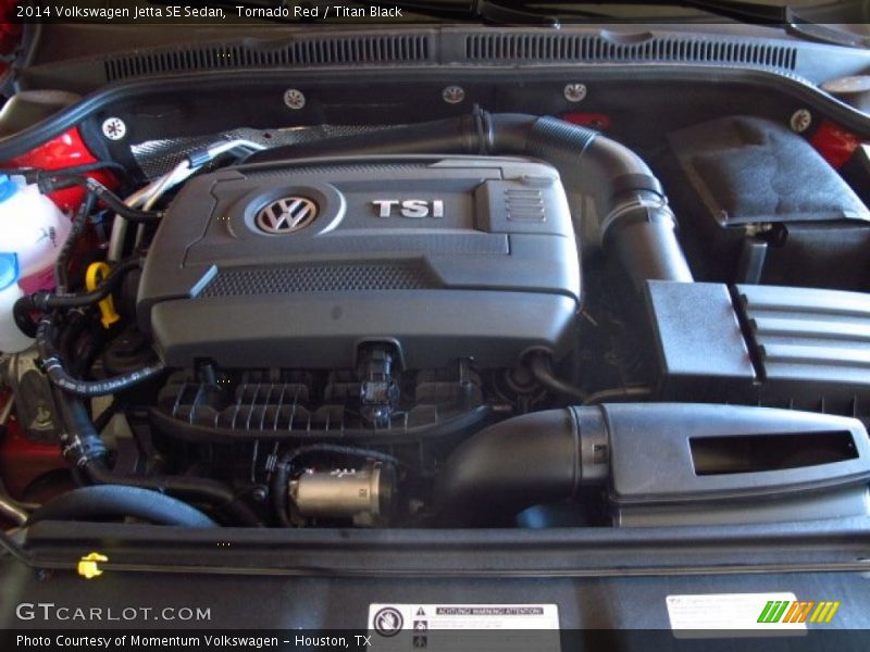 Tornado Red / Titan Black 2014 Volkswagen Jetta SE Sedan