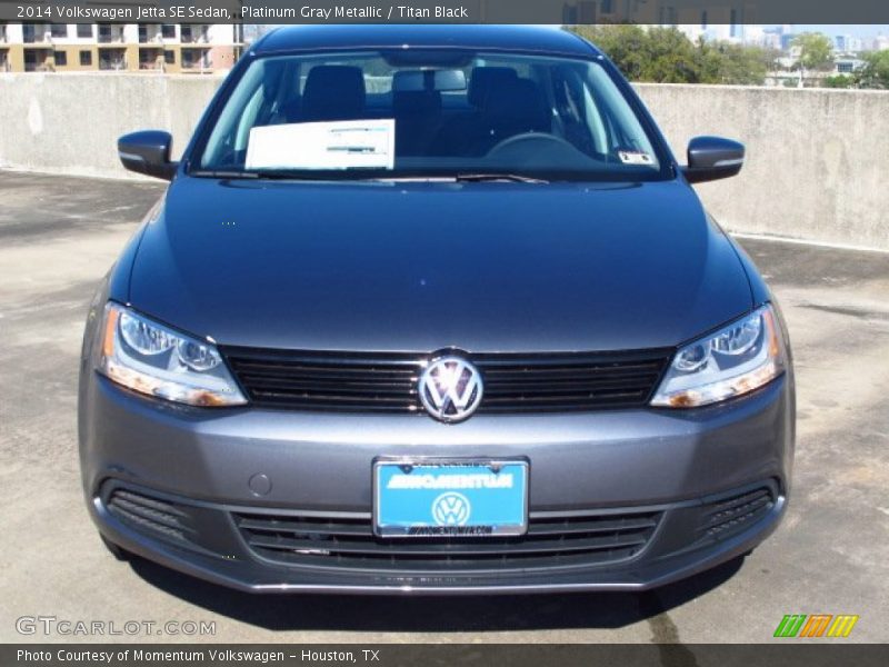 Platinum Gray Metallic / Titan Black 2014 Volkswagen Jetta SE Sedan