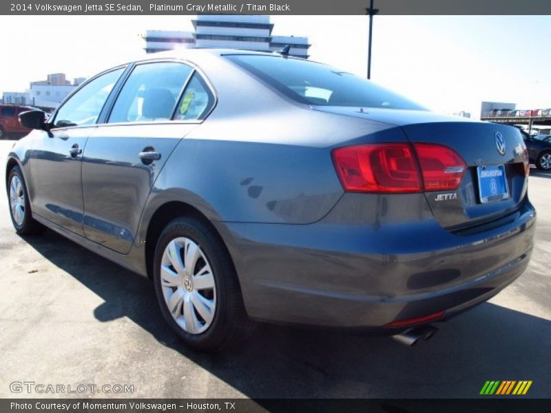 Platinum Gray Metallic / Titan Black 2014 Volkswagen Jetta SE Sedan