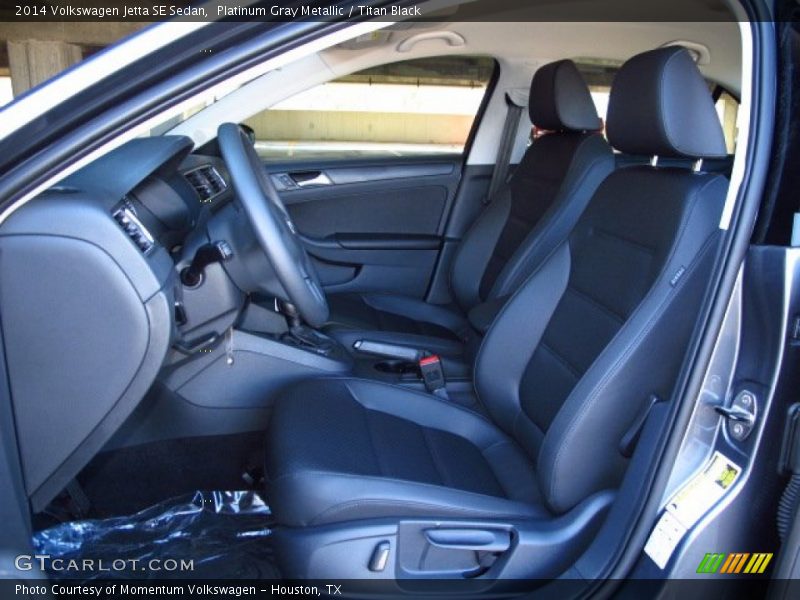 Platinum Gray Metallic / Titan Black 2014 Volkswagen Jetta SE Sedan