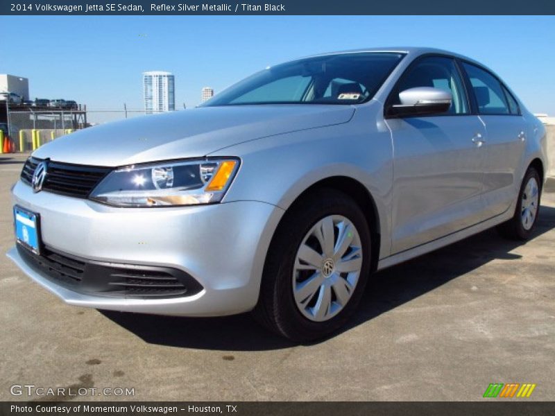 Reflex Silver Metallic / Titan Black 2014 Volkswagen Jetta SE Sedan