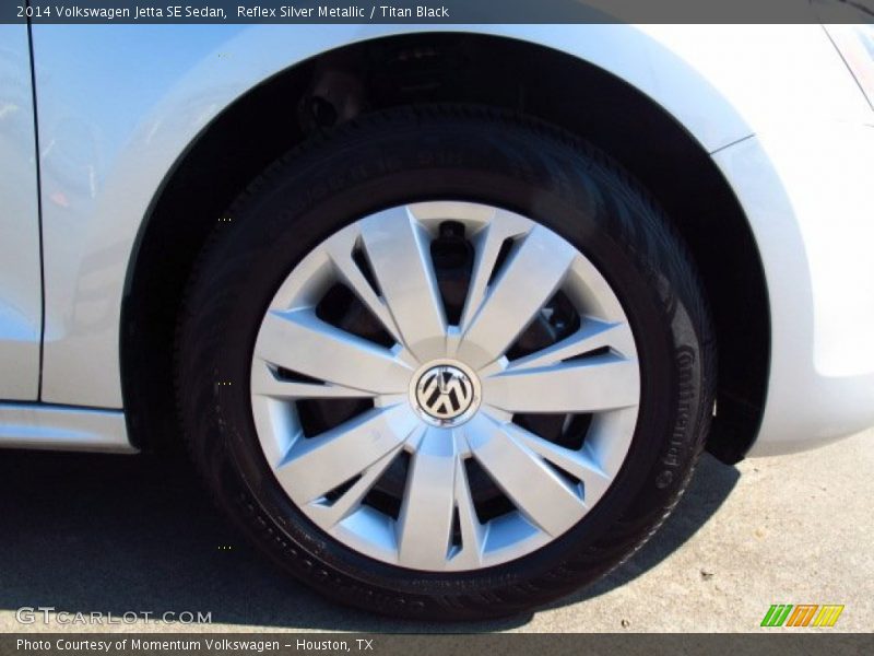 Reflex Silver Metallic / Titan Black 2014 Volkswagen Jetta SE Sedan