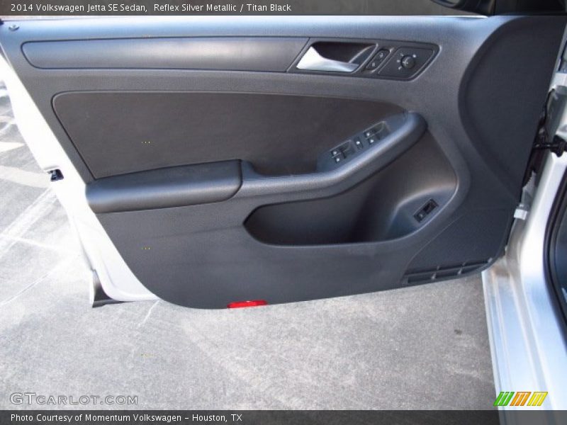 Reflex Silver Metallic / Titan Black 2014 Volkswagen Jetta SE Sedan