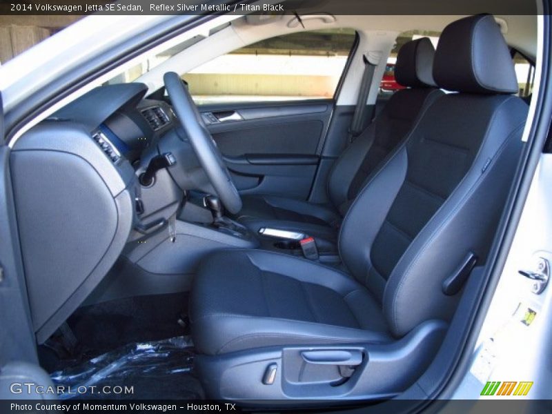 Reflex Silver Metallic / Titan Black 2014 Volkswagen Jetta SE Sedan