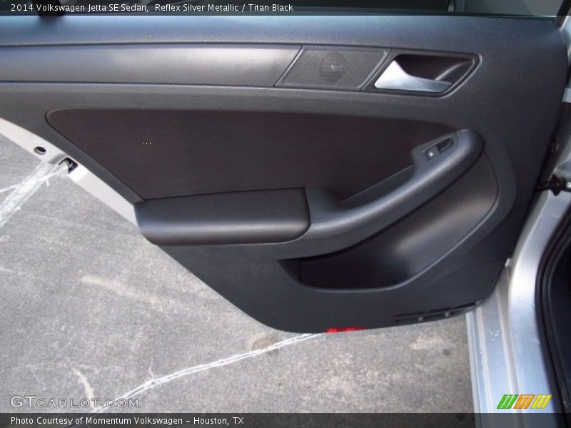 Reflex Silver Metallic / Titan Black 2014 Volkswagen Jetta SE Sedan